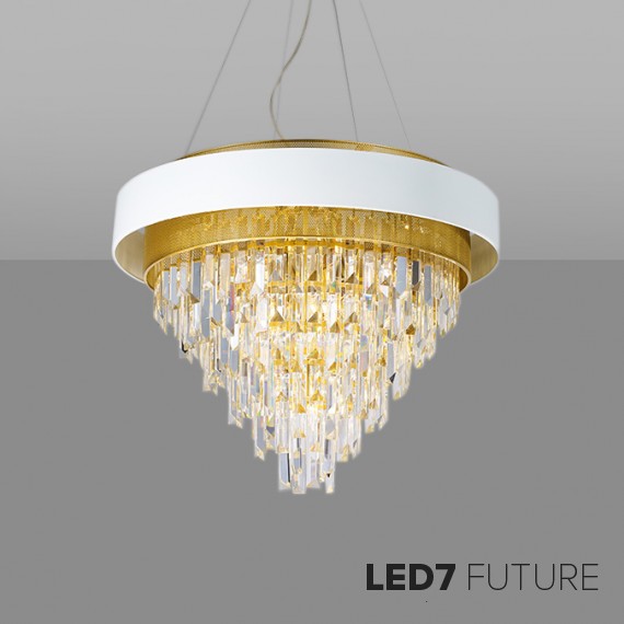 Loft Industry Modern - Vulcano Chandelier V1